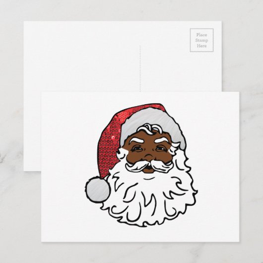 zwarte lantaarnschild feestdagenkaart (Voorkant / Achterkant)