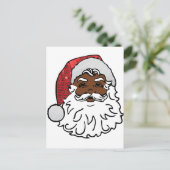 zwarte lantaarnschild feestdagenkaart (Staand voorkant)