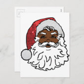 zwarte lantaarnschild feestdagenkaart (Voorkant / Achterkant)