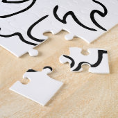 zwarte lantaarnschild legpuzzel (Zijkant)