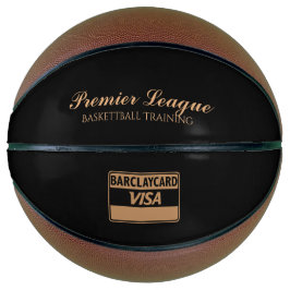 Zwarte Latte Modern Patroon Basketbal