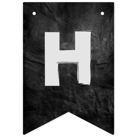 zwarte leder vlaggetjes (Eerste vlag)