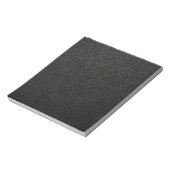 Zwarte lederen achtergrond notitieblok (Linkerzijde)