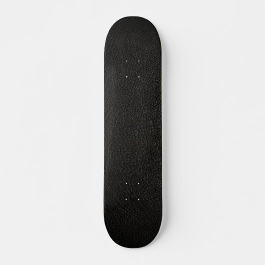 Zwarte lederen achtergrond skateboard (Voorkant)
