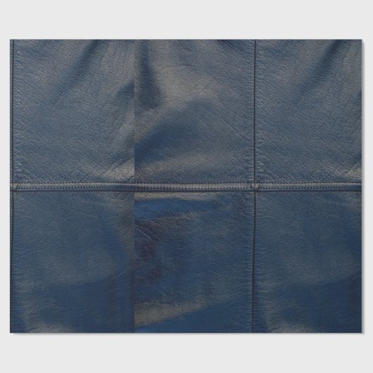 Zwarte lederen blik cadeaupapier (Vlak)