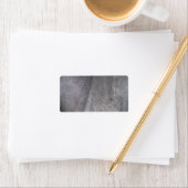 Zwarte lederen textuur etiket (Insitu)