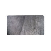 Zwarte lederen textuur etiket (Voorkant)