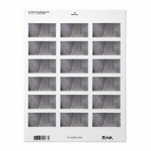 Zwarte lederen textuur etiket (Full Sheet)