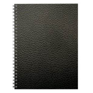 Zwarte lederen textuur of achtergrond. abstract, a notitieboek