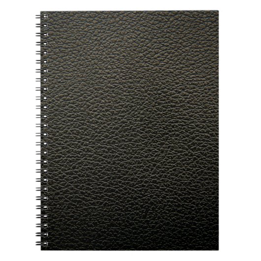 Zwarte lederen textuur of achtergrond. abstract, a notitieboek (Voorkant)