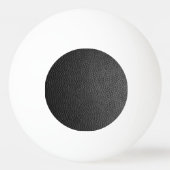 Zwarte lederen textuur pingpongbal (Voorkant)