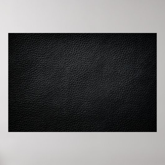 Zwarte ledertextuur en achtergrondleder, textuur poster (Voorkant)