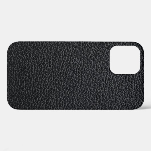 Zwarte ledertextuur of achtergrond. leder, textiel Case-Mate iPhone case (Achterkant (horizontaal))
