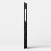 Zwarte ledertextuur of achtergrond. leder, textiel Case-Mate iPhone case (Achterkant / Links)