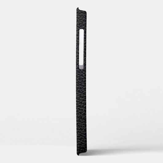 Zwarte ledertextuur of achtergrond. leder, textiel Case-Mate iPhone case (Achterkant / Links)