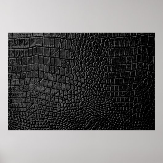 Zwarte ledertextuur poster (Voorkant)