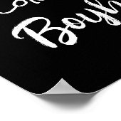 Zwarte Leef Jeugd Muurkunst Poster (Hoek)