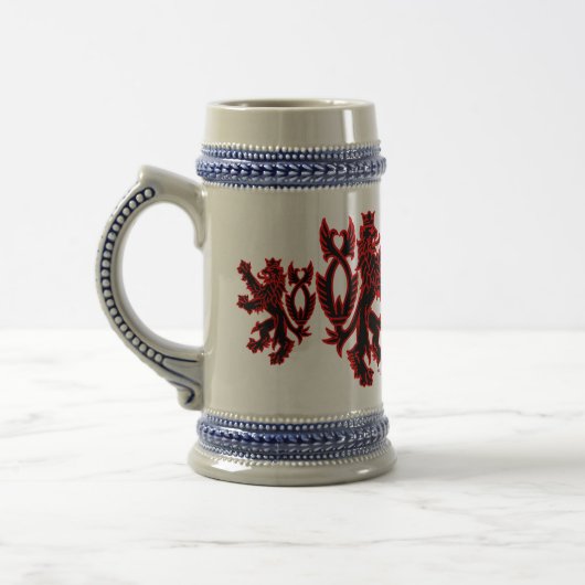 "Zwarte leeuw" Bierpul (Links)