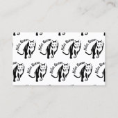 Zwarte Leeuwin Koningin van de Jager Visitekaartje (Voorkant)