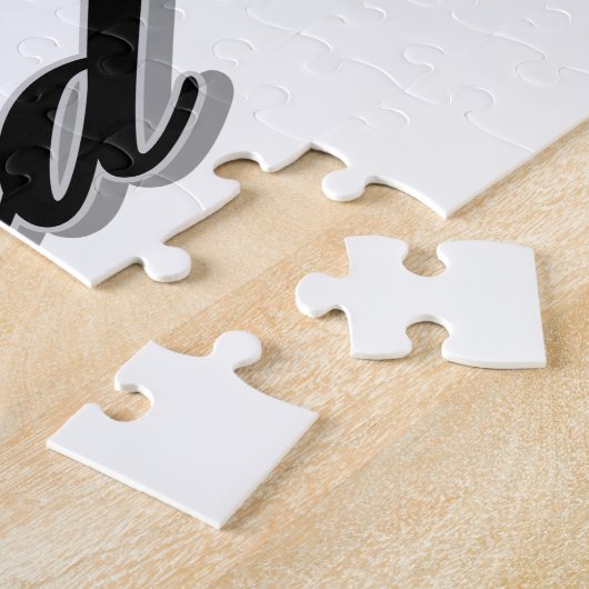 Zwarte Legend Legpuzzel (Zijkant)