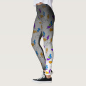 Zwarte legging met print (Links)