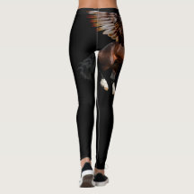 Zwarte Leggings met de Bay Pegasus