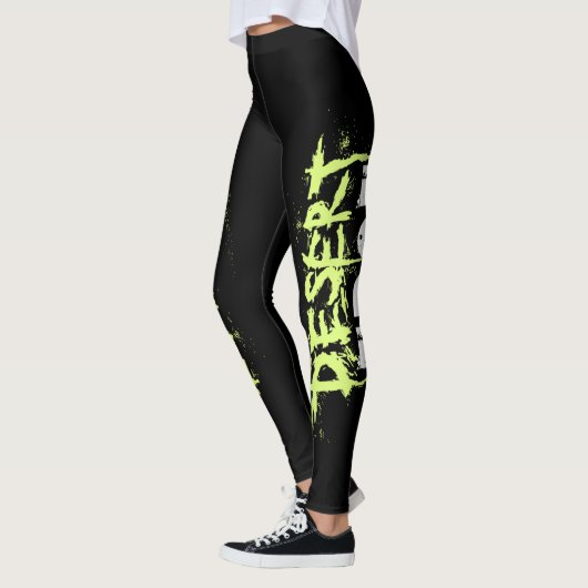 Zwarte Leggings met GW-logo (Links)