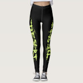 Zwarte Leggings met GW-logo (Voorkant)