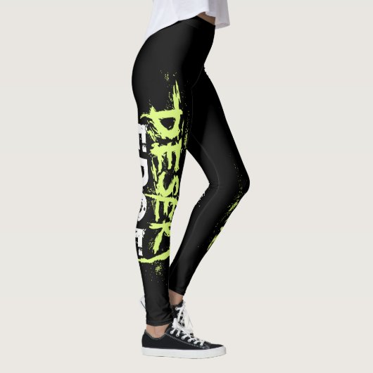 Zwarte Leggings met GW-logo (Rechts)