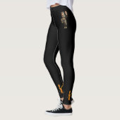 Zwarte leggings met krijgers (Links)