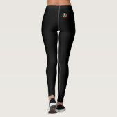 ZWARTE LEGGINGS MET MONOGRAM (Achterkant)