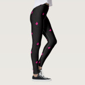 Zwarte Leggings met roze vlinders Kies kleur (Rechts)