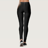 ZWARTE LEGGINGS MET UIL IN VLUCHT (Achterkant)