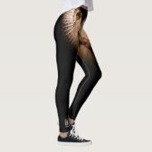 ZWARTE LEGGINGS MET UIL IN VLUCHT (Rechts)