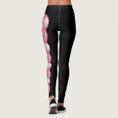Zwarte Leggings van de deelstaat Alabama Camellia (Achterkant)