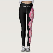 Zwarte Leggings van de deelstaat Alabama Camellia (Voorkant)