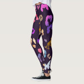 Zwarte Leggings van de luipaard (Links)