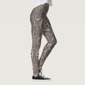 Zwarte Leggings van het gothic Pattern (Rechts)