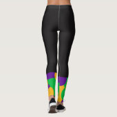 Zwarte Leggings van Mardi Gras (Achterkant)