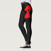 Zwarte Leggings voor kattenliefhebbers (Links)