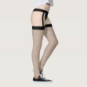 Zwarte Leggings voor visnetvangsten en schorpennen (Rechts)