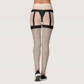 Zwarte Leggings voor visnetvangsten en schorpennen (Achterkant)