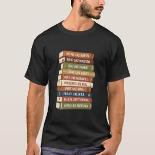 Zwarte leiders Afro-Amerikaanse leraren onderwijs T-shirt