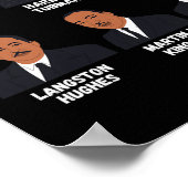 Zwarte leiders Inspireren zwarte geschiedenis Afri Poster (Hoek)