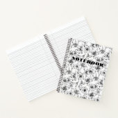 Zwarte Lelie Bloemen Notitieboek (Binnen)