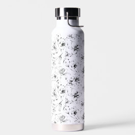 Zwarte Lelie Bloemen Waterfles