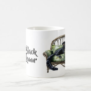 Zwarte Lemur Stoel Koffiemok