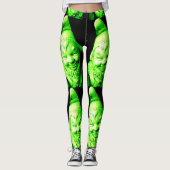 zwarte leprechaut leggings (Voorkant)