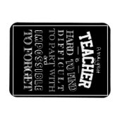 Zwarte leraar Bedankt voor de waardering Gift voor Magneet (Horizontaal)