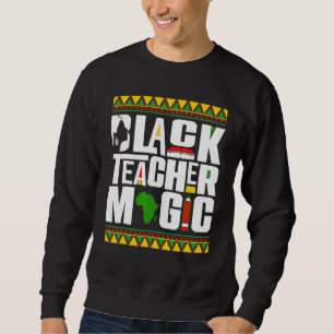 Zwarte Leraar Magie Melanine Leraar Zwarte Geschie Trui
